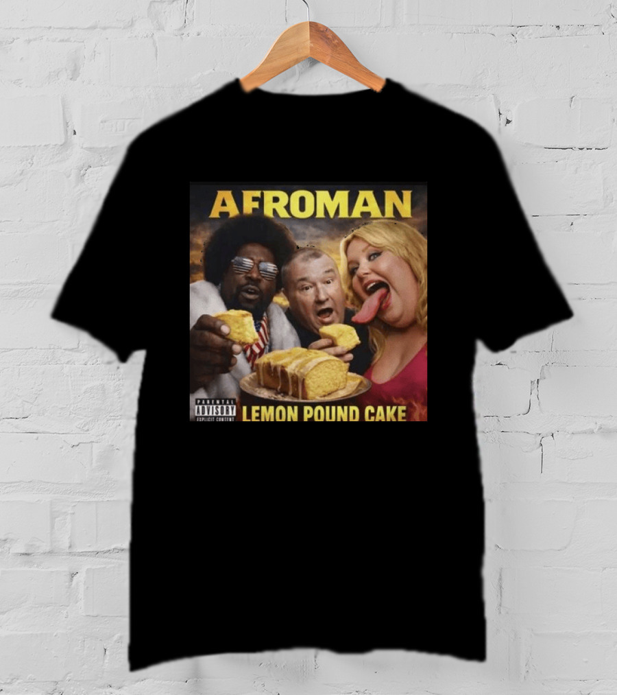 Afroman Lemon Pound Cake Featuring Iconic Cover T-Shirt