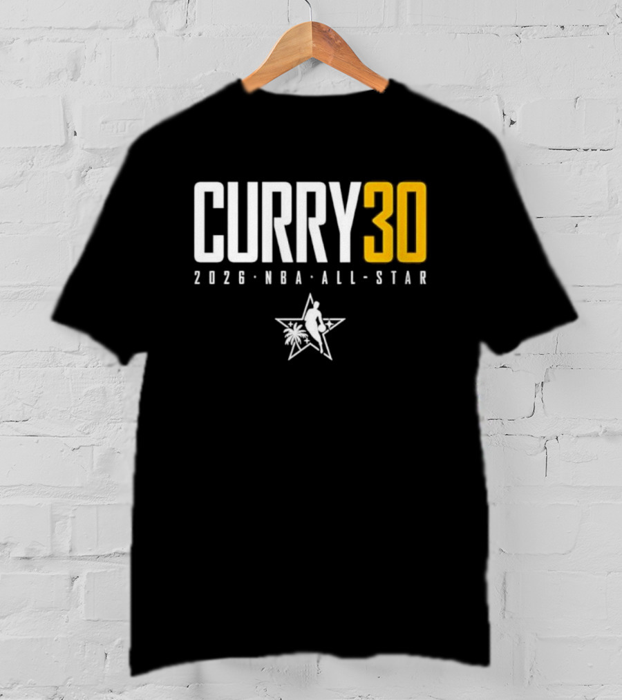 Curry30 2026 NBA All Star Golden State Warriors Iconic Basketball Star T-Shirt