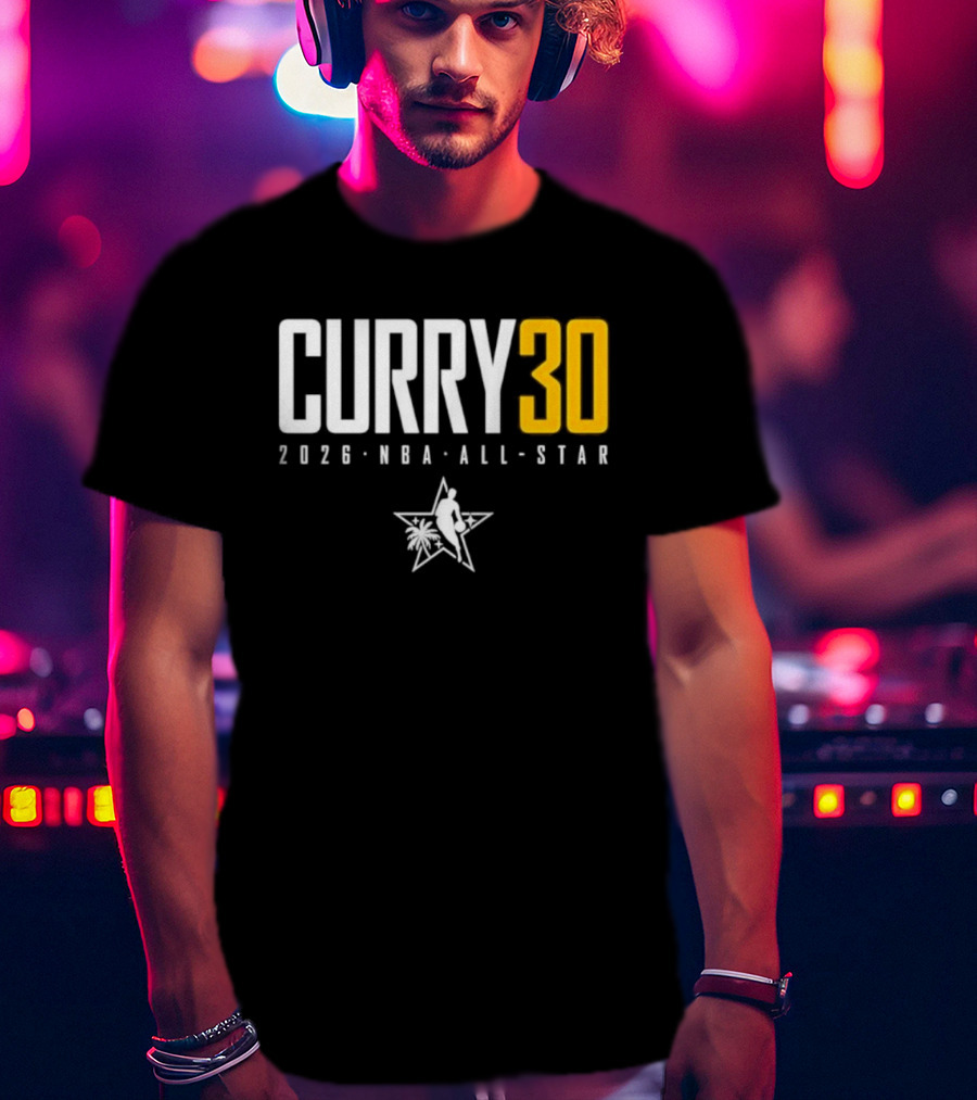 Curry30 2026 NBA All Star Golden State Warriors Iconic Basketball Star T-Shirt