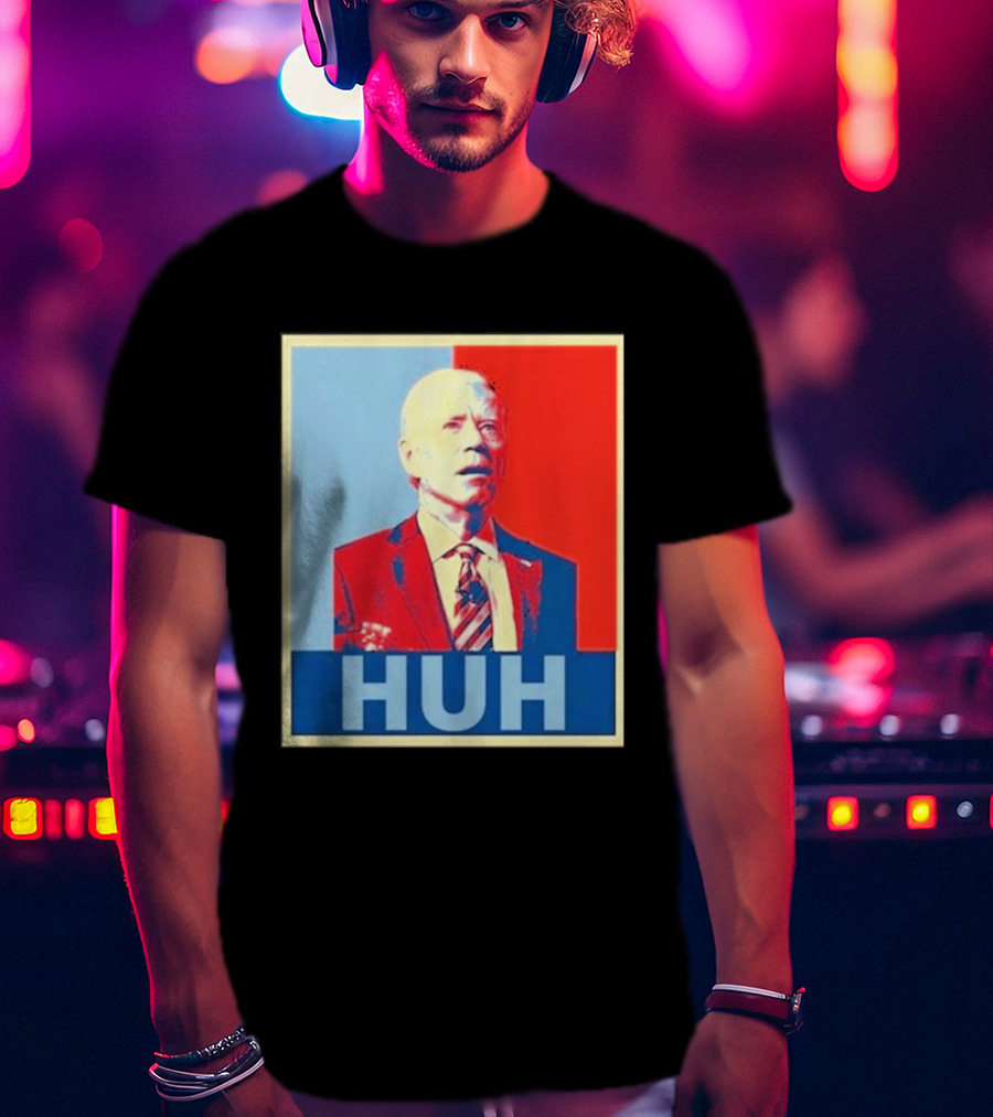 Huh Joe Biden Red Blue T-Shirt
