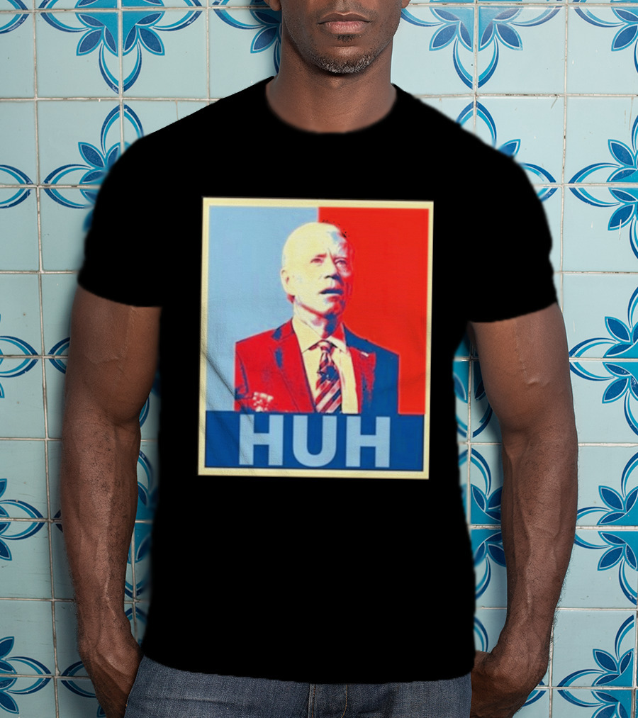 Huh Joe Biden Red Blue T-Shirt