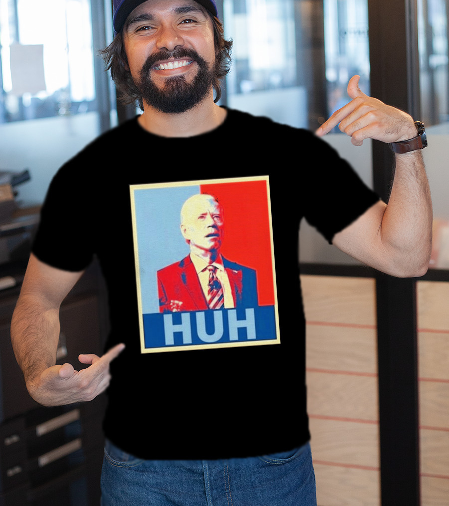 Huh Joe Biden Red Blue T-Shirt
