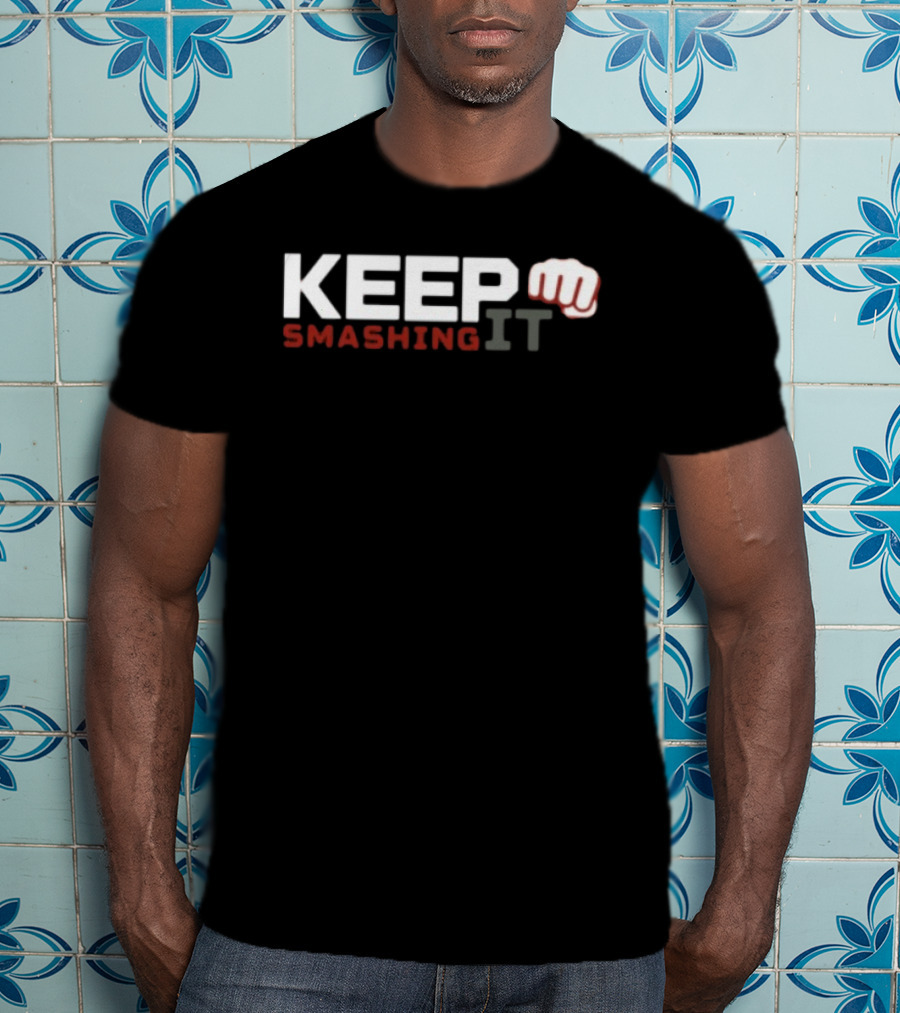 Duayne Pearce Store Womens Keep Smashing It T-Shirt