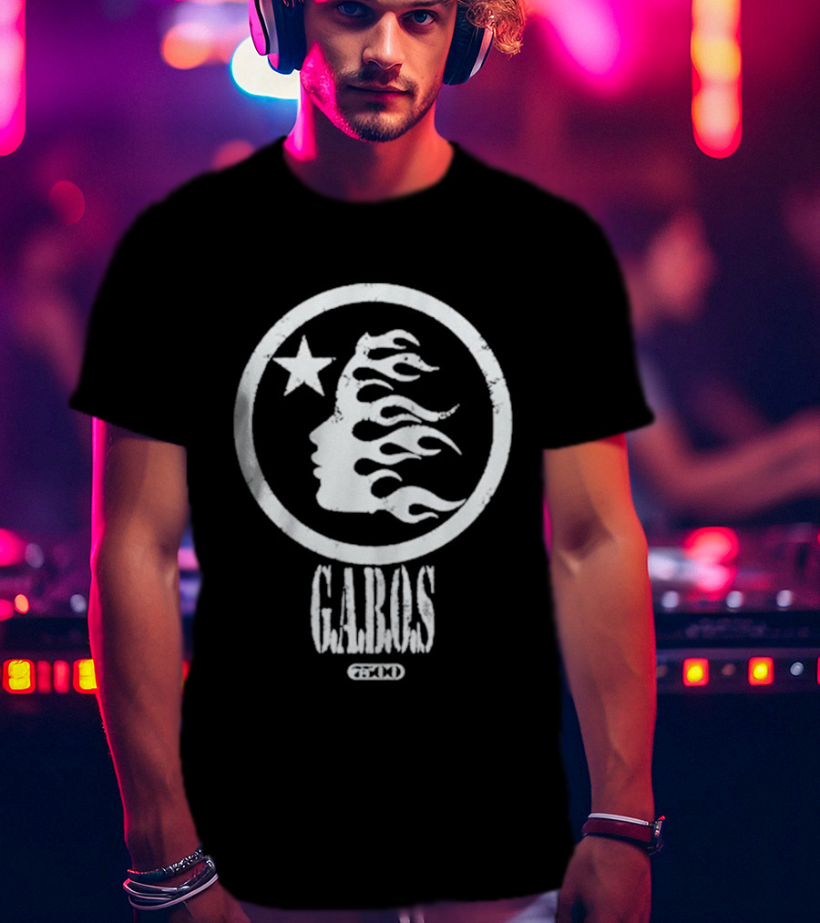 Gabos Hellstar Flame Profile Star T-Shirt