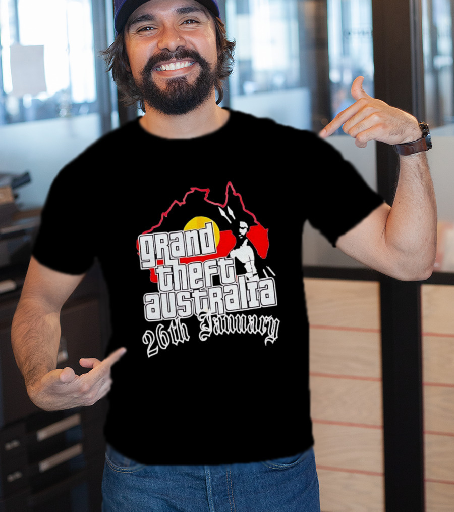 Grand Theft Australia 26th January Map Australian T-Shirt