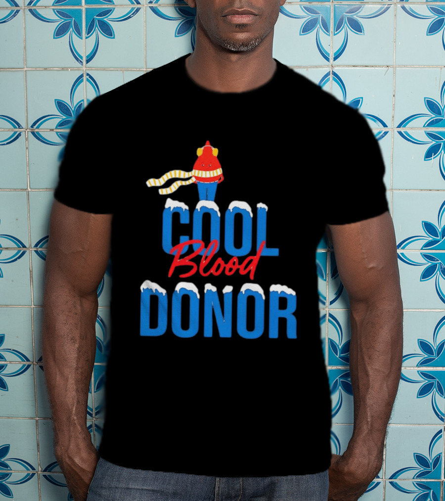 Cool Blood Donor Winter T-Shirt