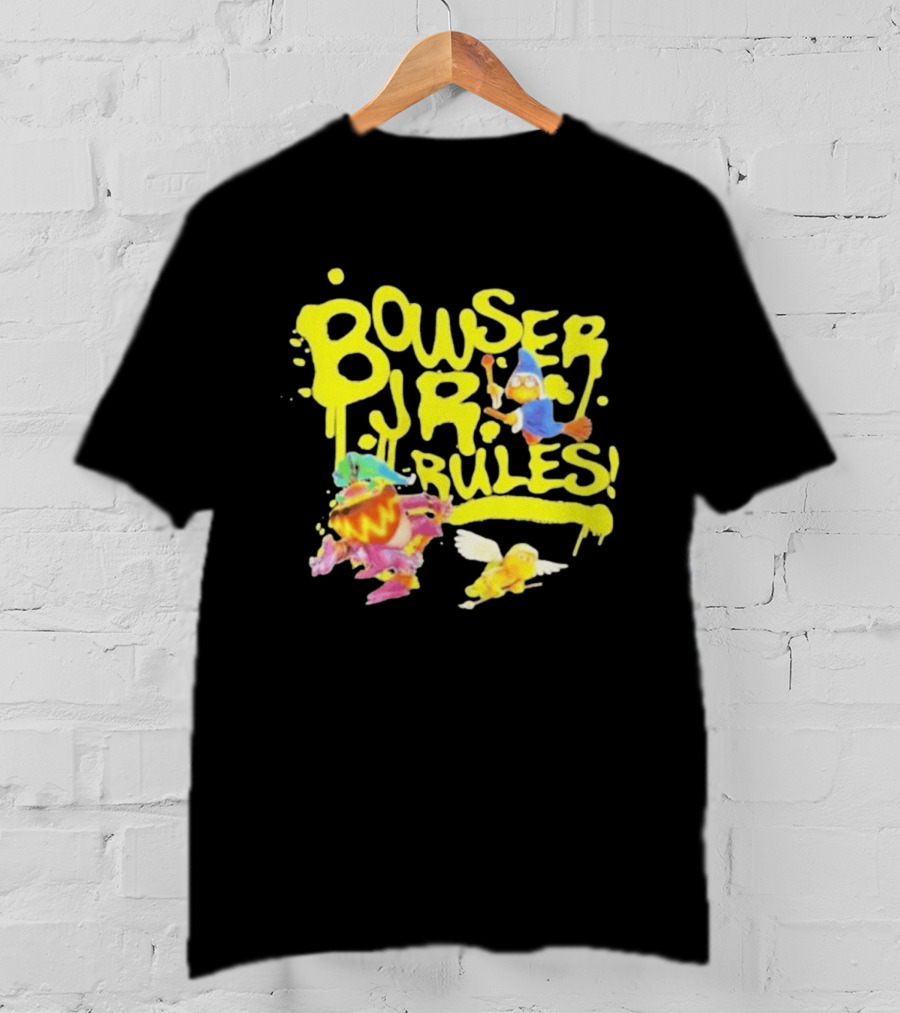 Bowser Jr Rules With Colorful Characters And Fun Styles T-Shirt