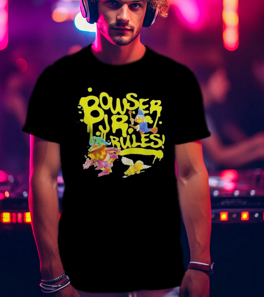 Bowser Jr Rules With Colorful Characters And Fun Styles T-Shirt