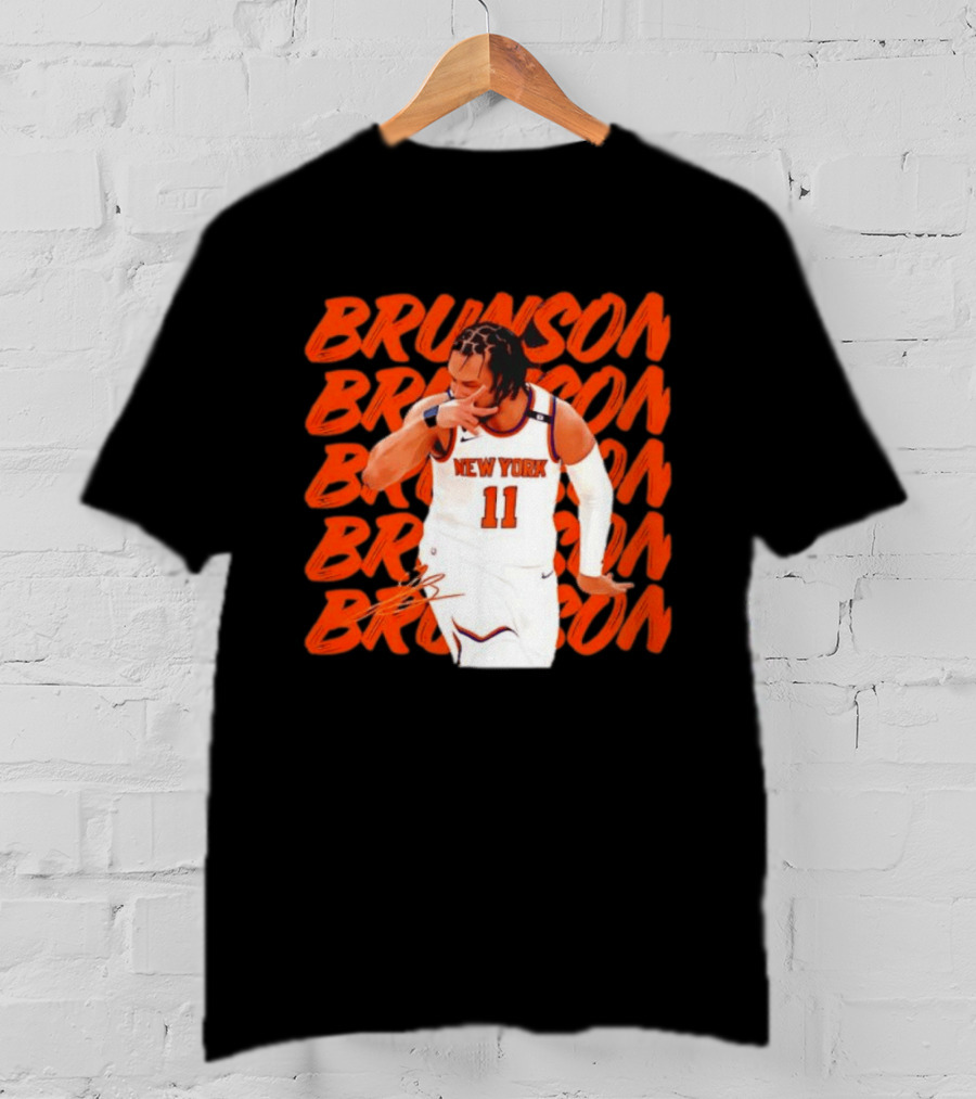 Brunson 11 New York Knicks Basketball Player T-Shirt