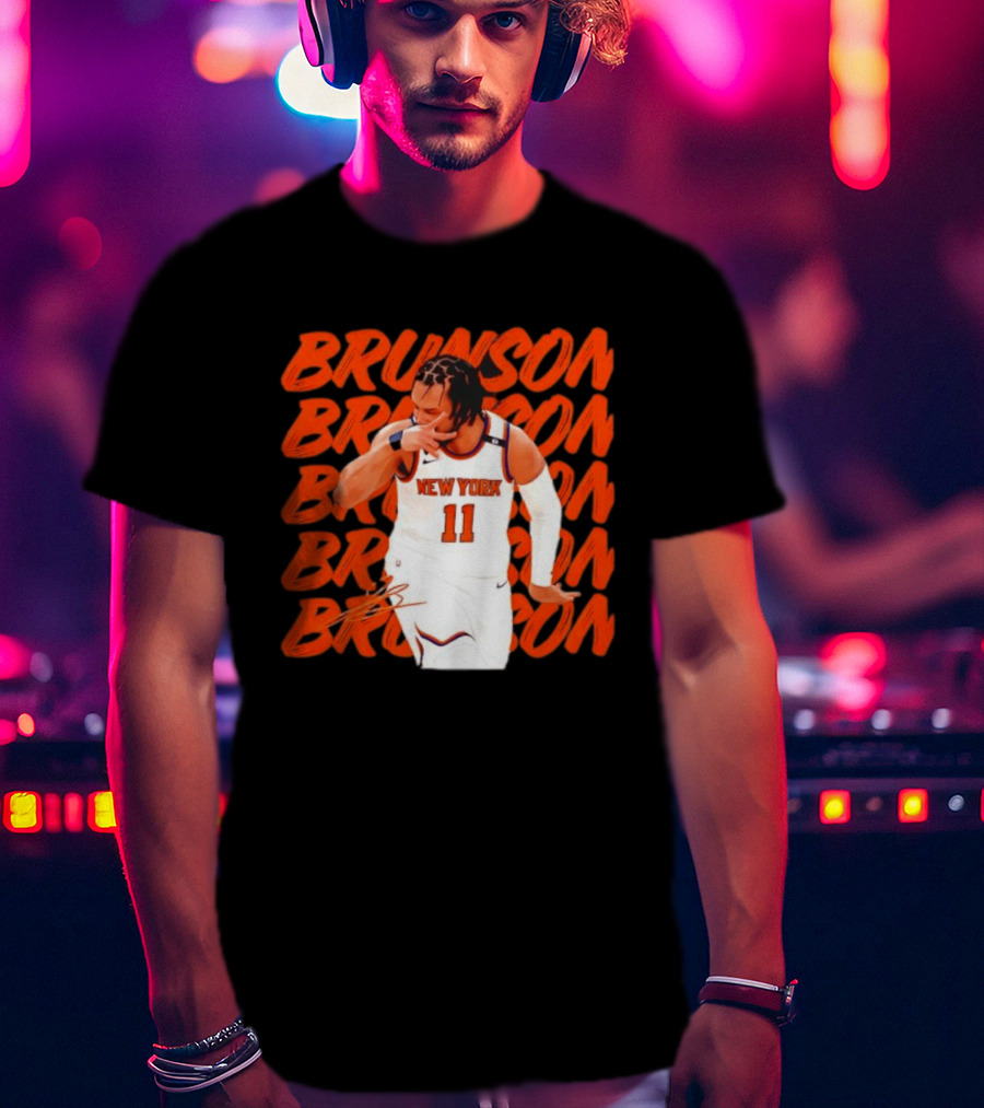 Brunson 11 New York Knicks Basketball Player T-Shirt
