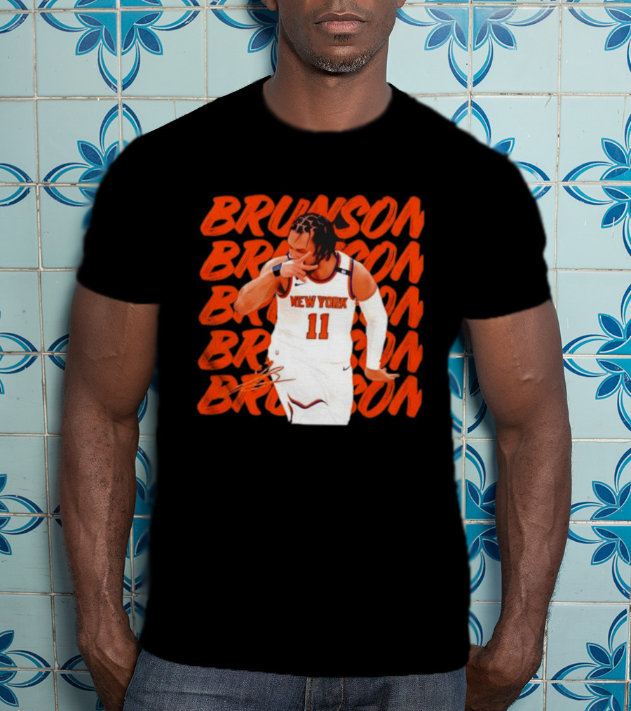 Brunson 11 New York Knicks Basketball Player T-Shirt