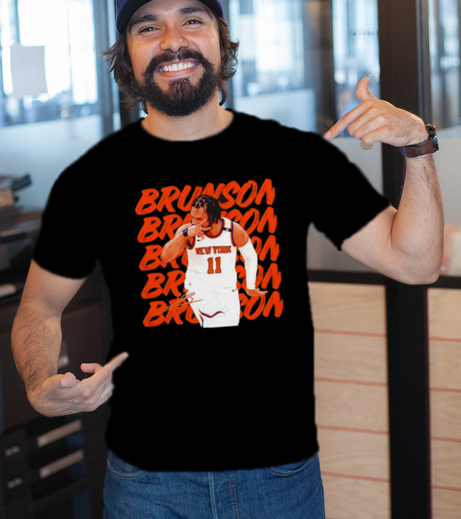 Brunson 11 New York Knicks Basketball Player T-Shirt