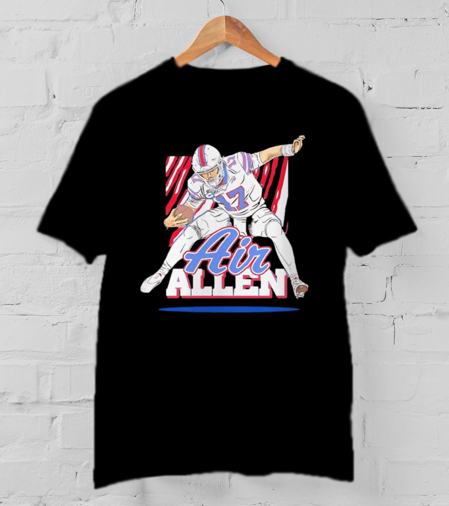 Buffalo Bills Air Allen Football Player Pose T-Shirt