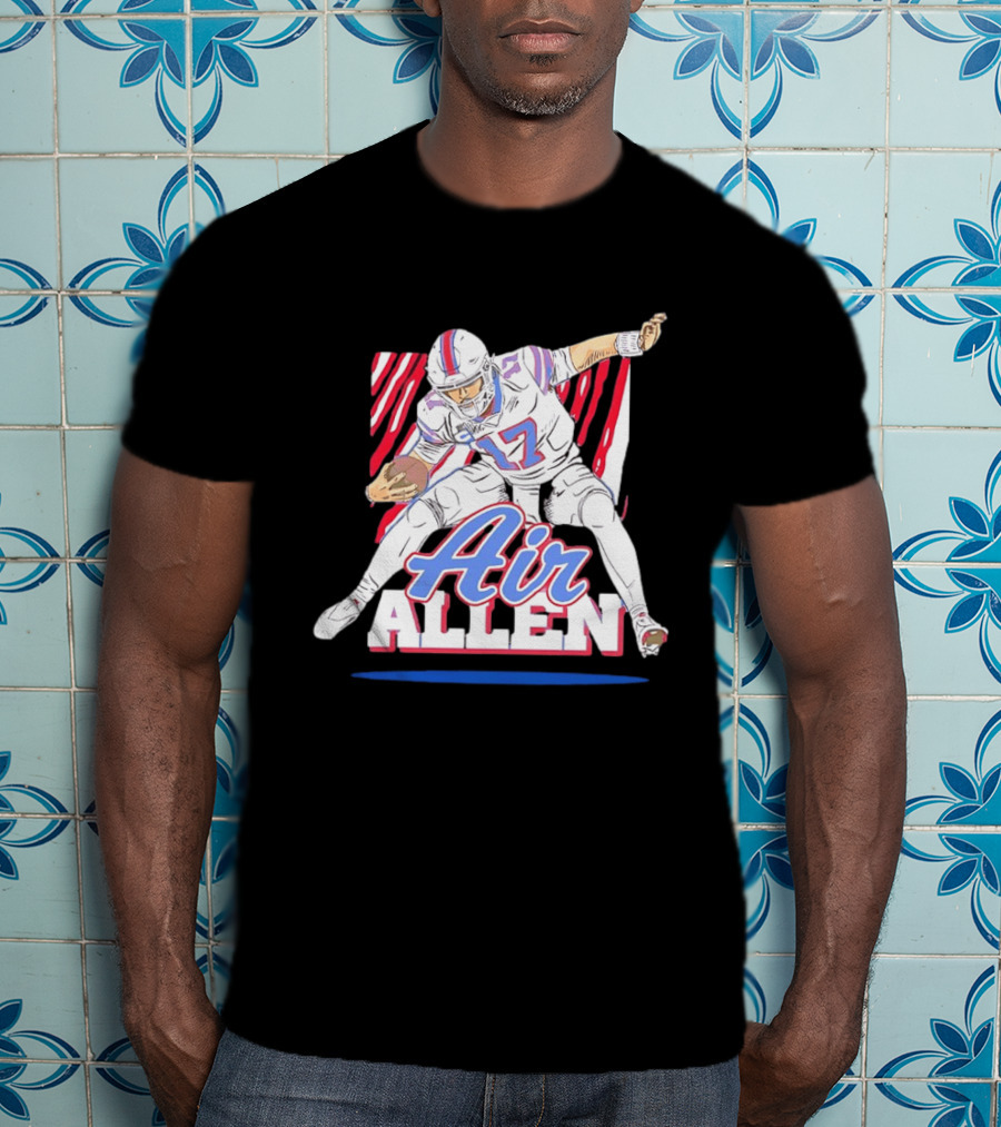 Buffalo Bills Air Allen Football Player Pose T-Shirt