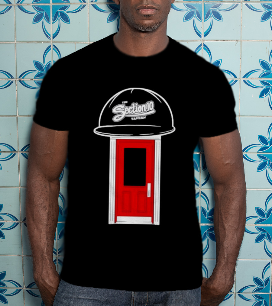 The Section 10 Tavern Red Door Boston Red Sox Fenway Park Baseball T-Shirt