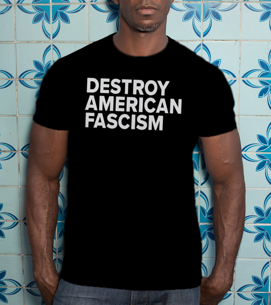 Tom Morello Destroy American Fascism T-Shirt