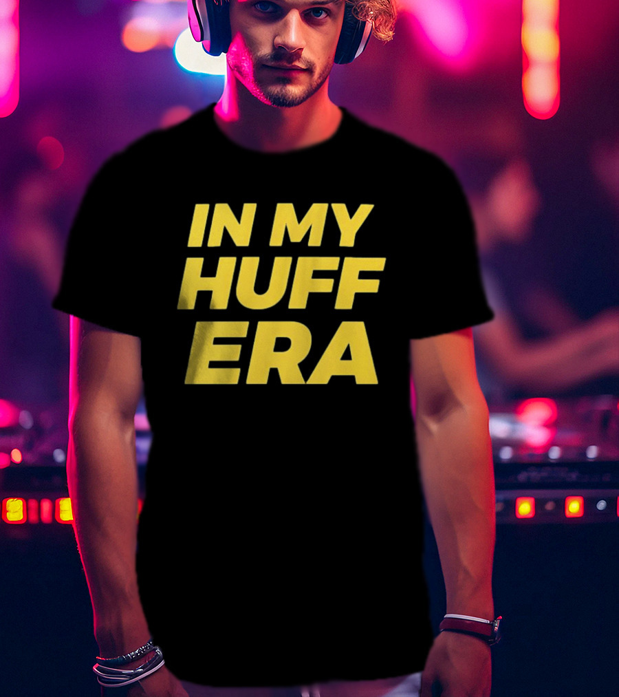 In My Huff Era Trendy Bold Yellow Text Fashion T-Shirt
