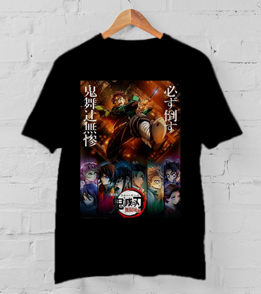 Infinity Castle Arc Kimetsu No Yaiba Demon Slayer Film Trilogy Characters T-Shirt