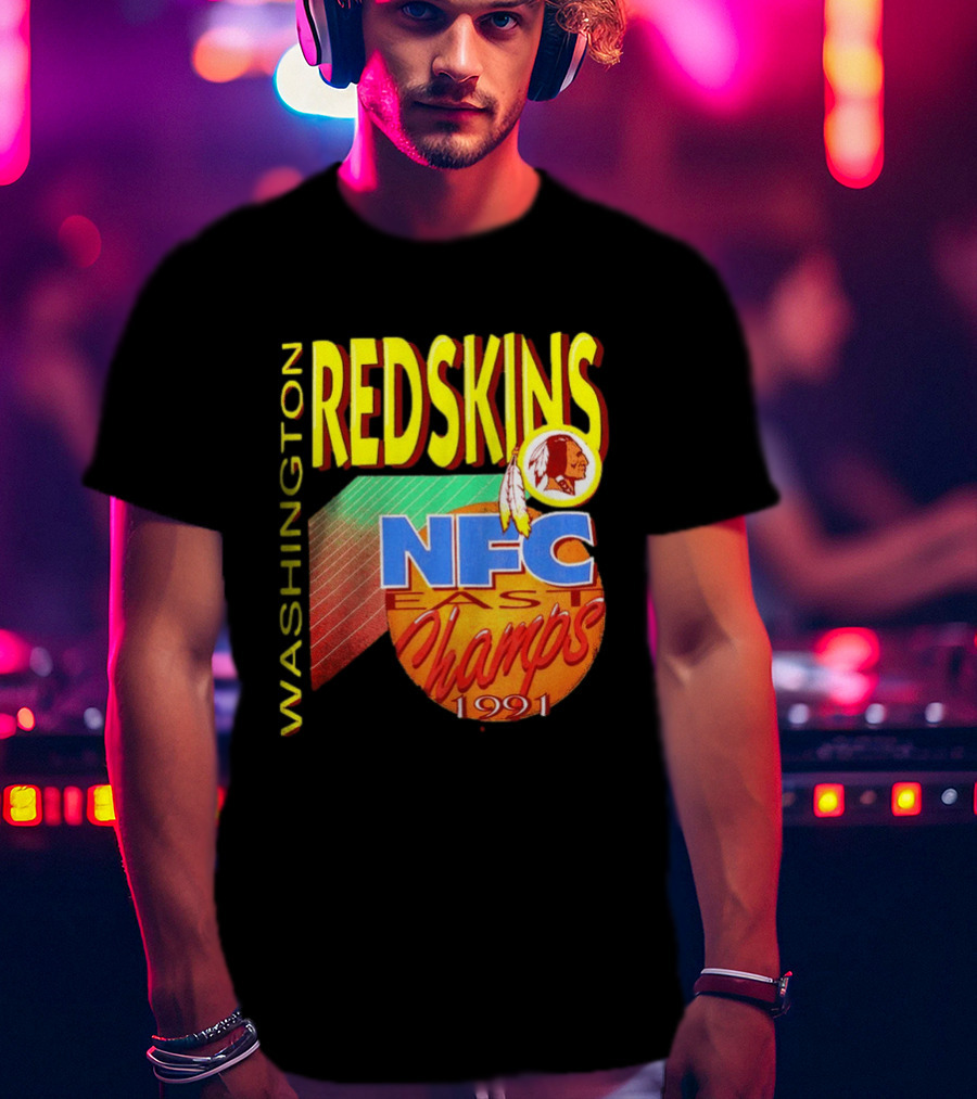 Washington Redskins NFC East Champs 1991 T-Shirt