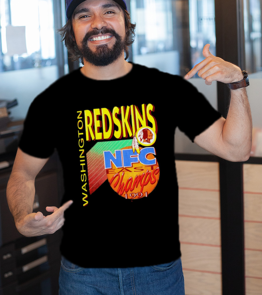 Washington Redskins NFC East Champs 1991 T-Shirt