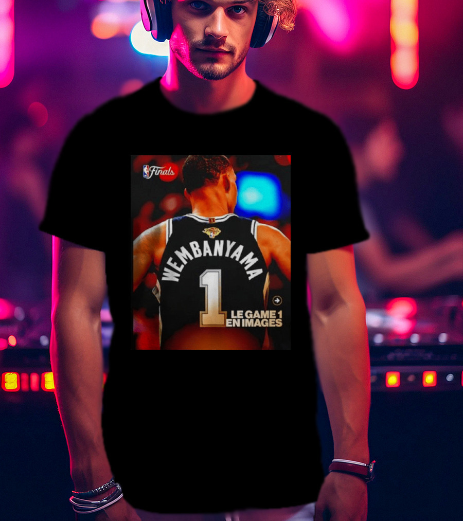 NBA Finals Wembanyama San Antonio Spurs Le Game 1 En Images T-Shirt