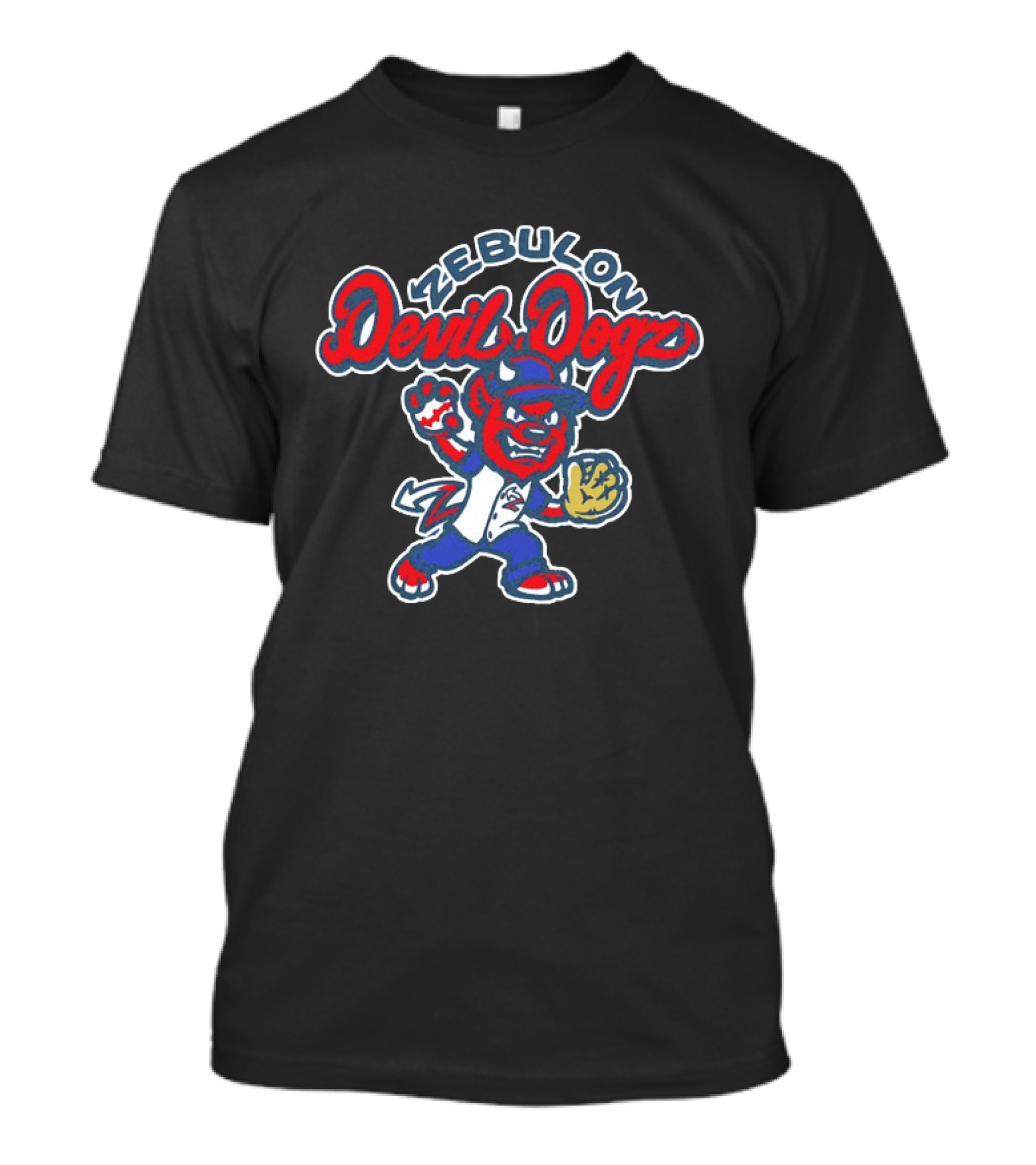 Zebulon Devil Dogz 2026 Baseball Team T-Shirt