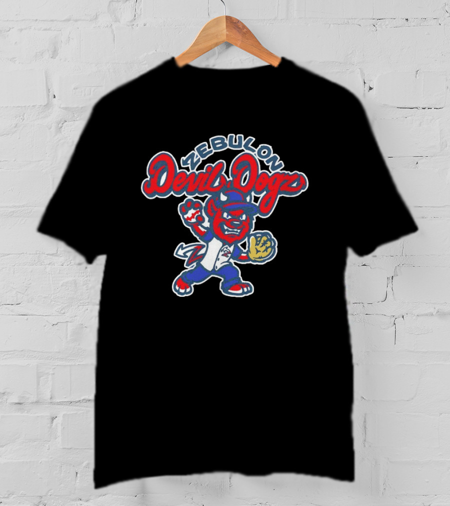 Zebulon Devil Dogz 2026 Baseball Team T-Shirt