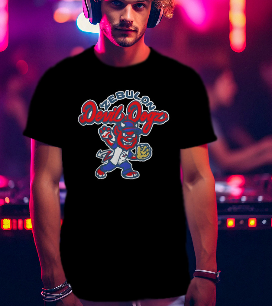Zebulon Devil Dogz 2026 Baseball Team T-Shirt