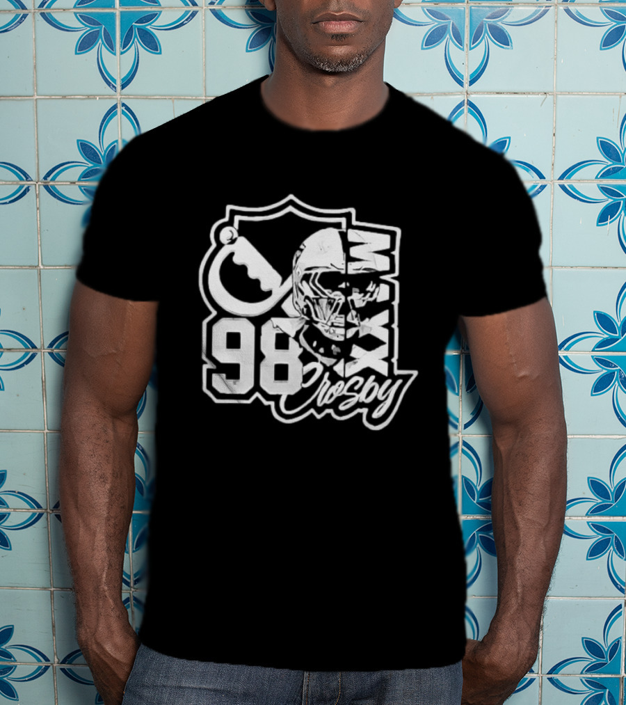 Maxx Crosby 98 Las Vegas Raiders NFL Football Helmet T-Shirt