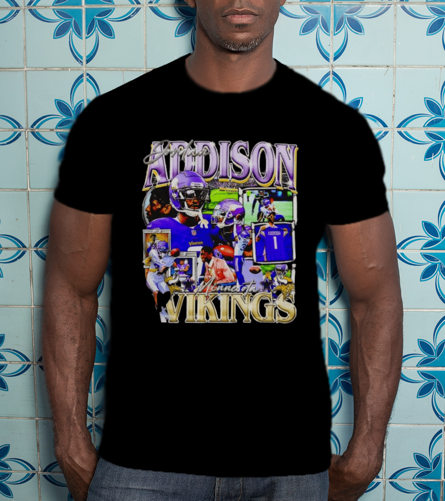 Jordan Addison Minnesota Vikings Stars And Highlights T-Shirt