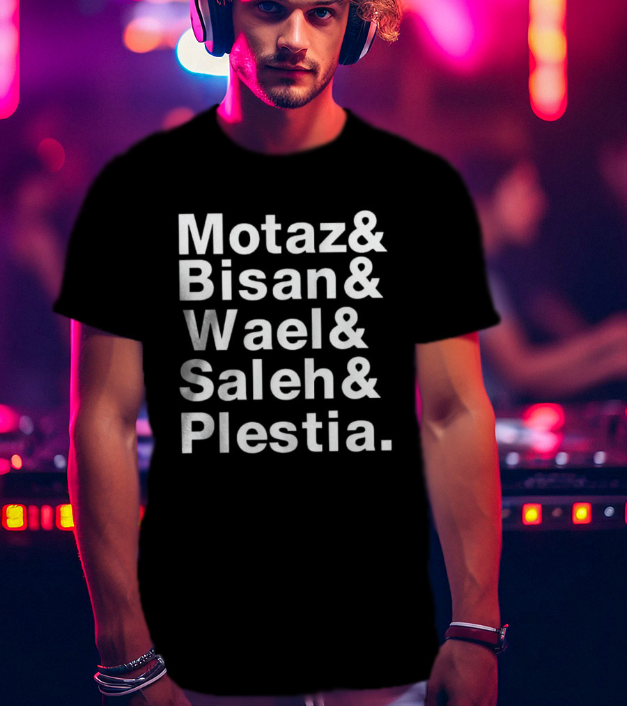 Motaz Bisan Wael Saleh Plestia Names T-Shirt