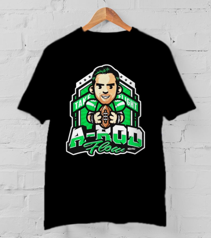 New York Jets Aaron Rodgers Take Flight A Rod Flow T-Shirt