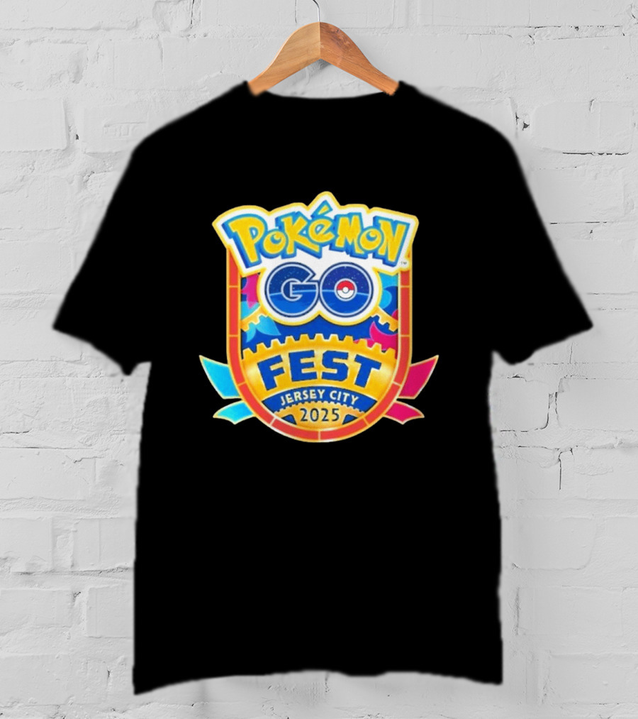 Pokémon Go Fest 2025 Jersey City Event T-Shirt