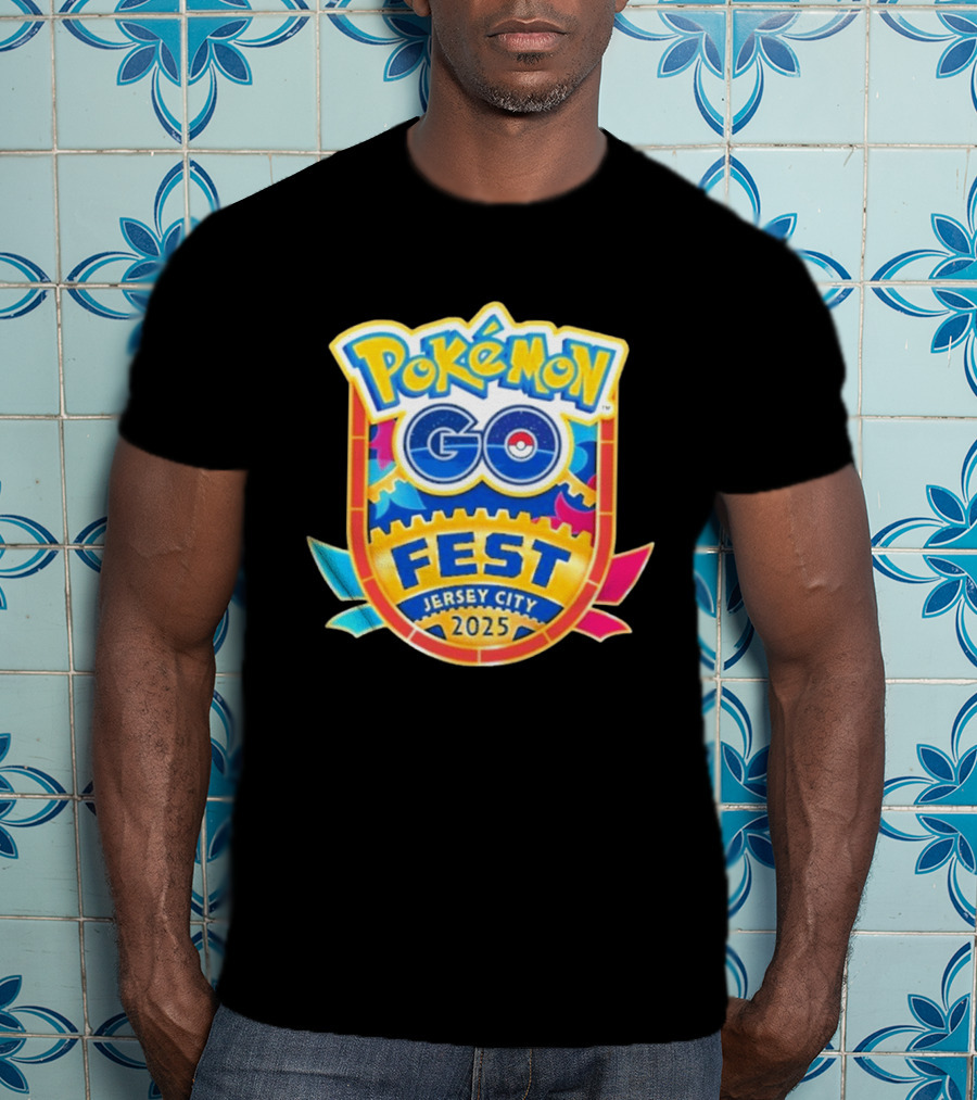 Pokémon Go Fest 2025 Jersey City Event T-Shirt