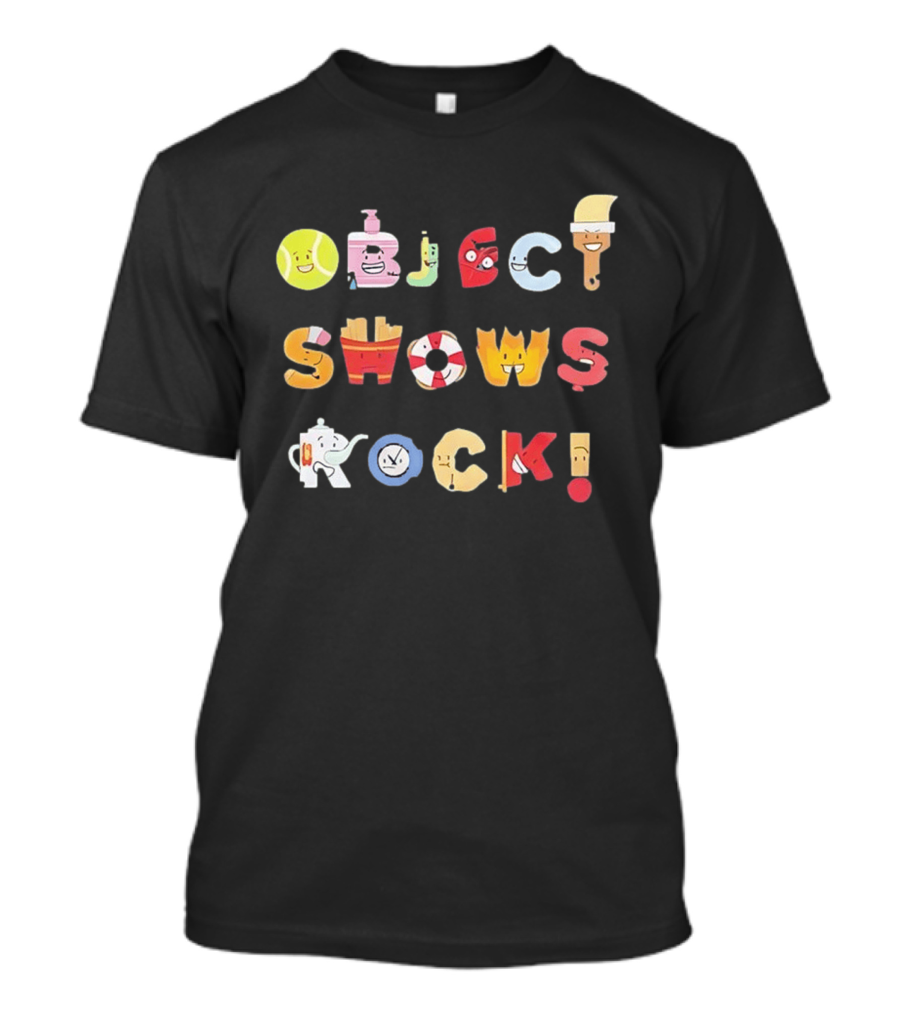 Object Shows Rock Tennis Paintbrush Emoji Toothpaste Balloon T-Shirt