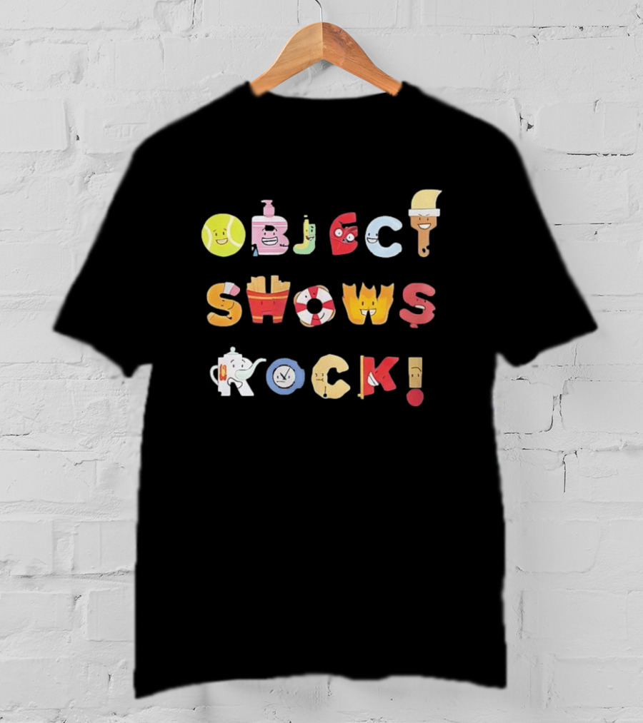 Object Shows Rock Tennis Paintbrush Emoji Toothpaste Balloon T-Shirt
