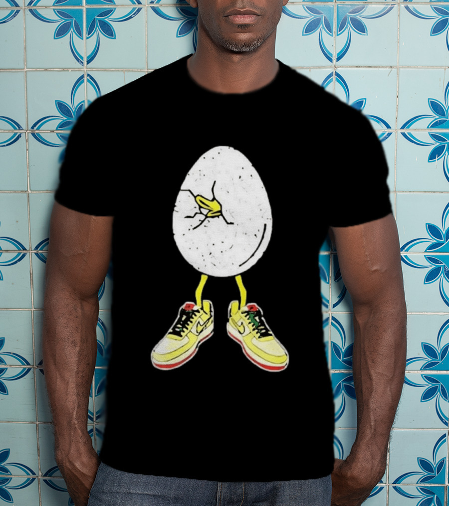 Oregon Football Fit For Flight Go Ducks Egg Cracked Sneakers Retro Nike T-Shirt