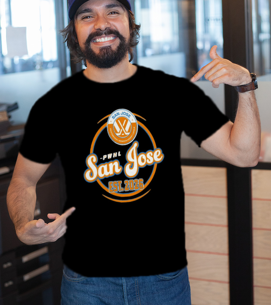 PWHL San Jose Professional Women's Hockey League Est. 2026 T-Shirt
