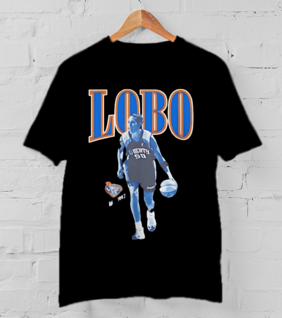 Lobo 50 New York Liberty WNBA Player Basketball T-Shirt