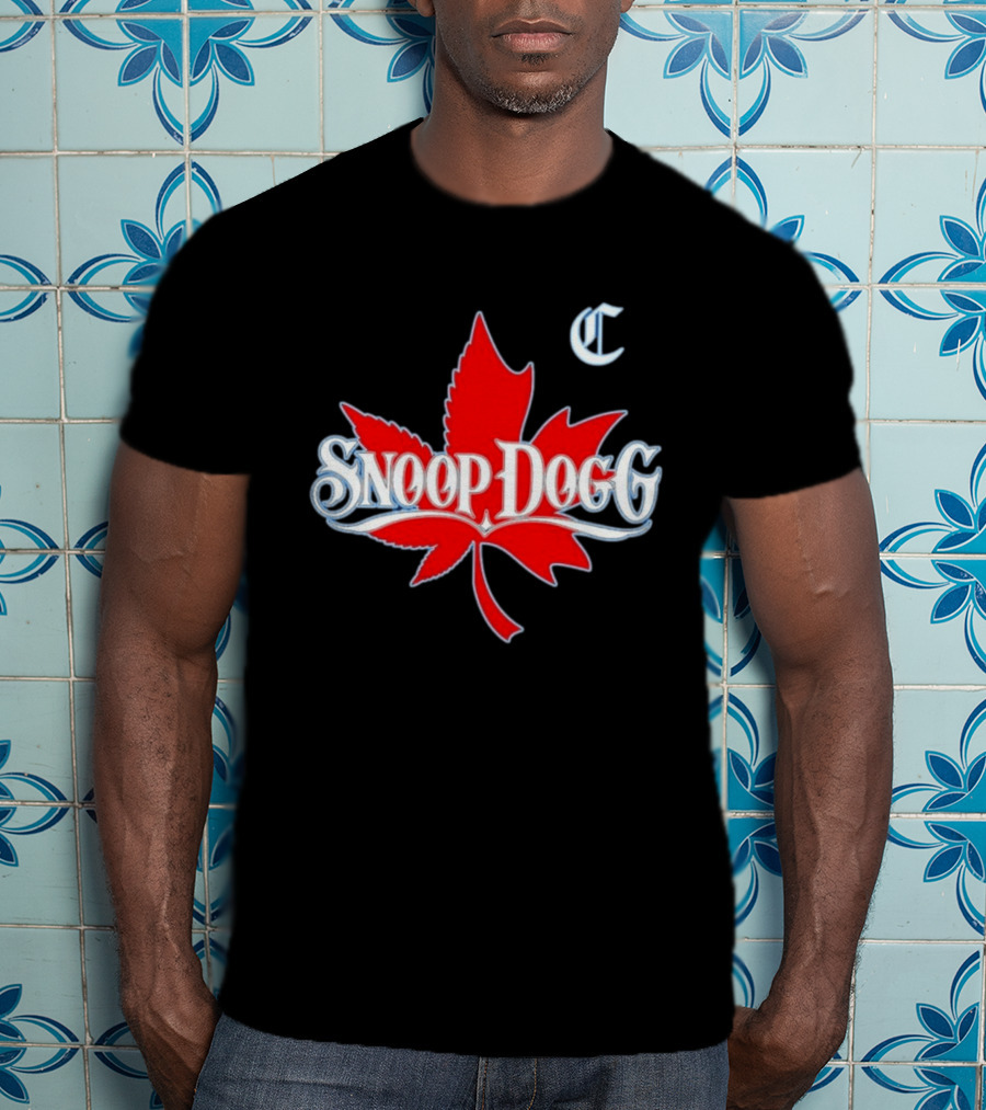 Snoop Dogg 2024 Cali To Canada Tour Schedule Date List Red Maple Leaf T-Shirt