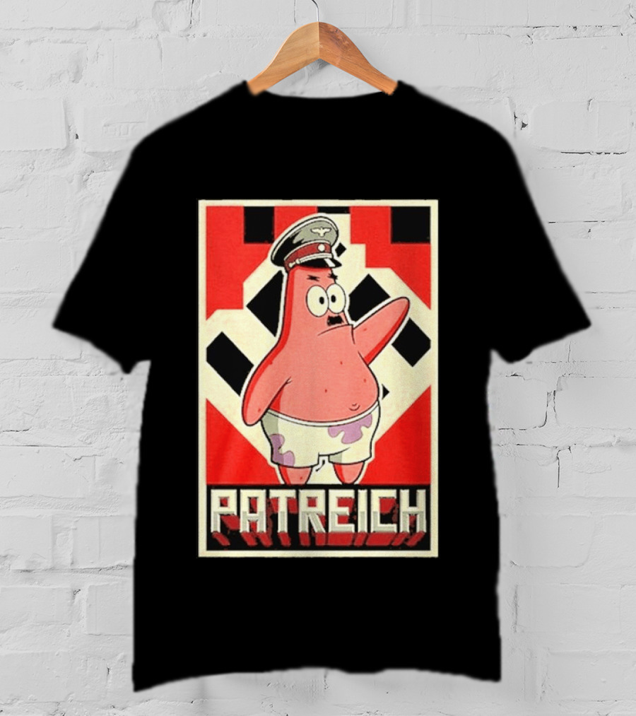Sponge Patrick Hitler Star T-Shirt