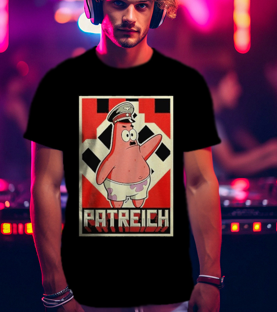 Sponge Patrick Hitler Star T-Shirt