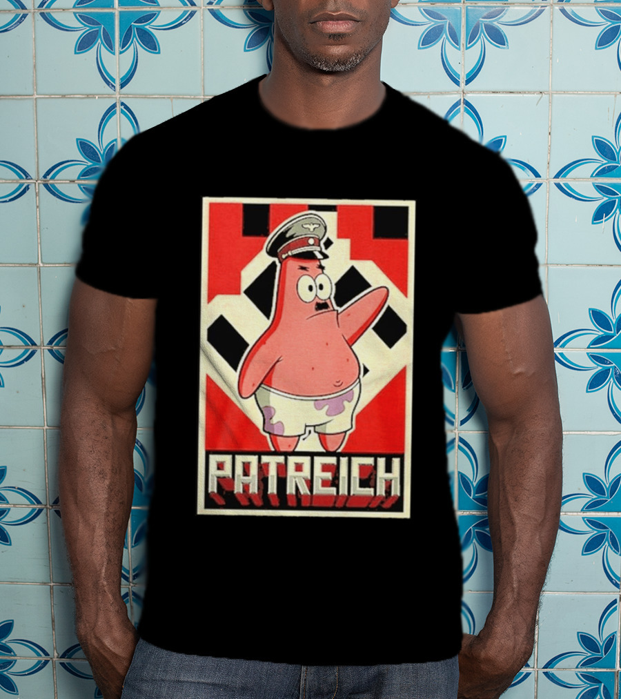 Sponge Patrick Hitler Star T-Shirt