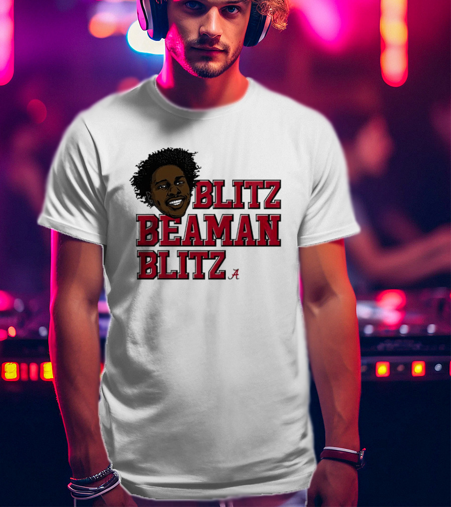 Alabama Crimson Tide Blitz Beaman Blitz Jeremiah Beaman T-Shirt