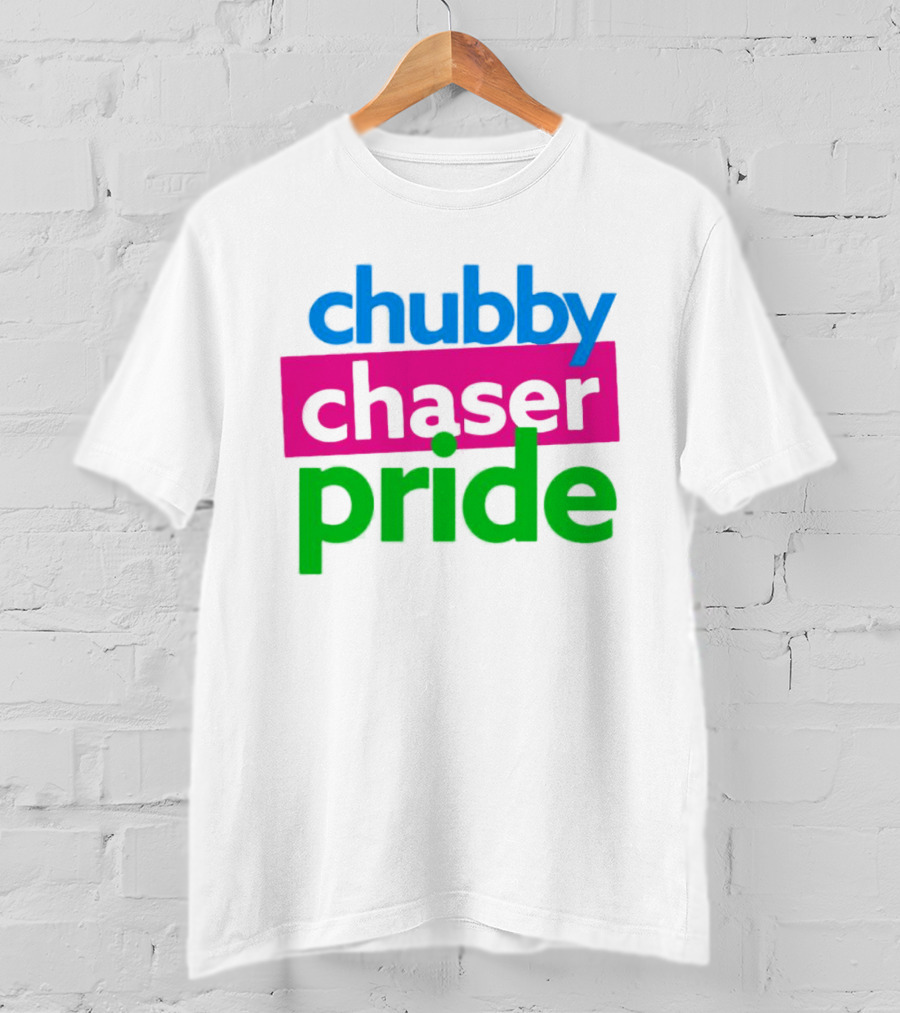 Chubby Chaser Pride Colorful T-Shirt