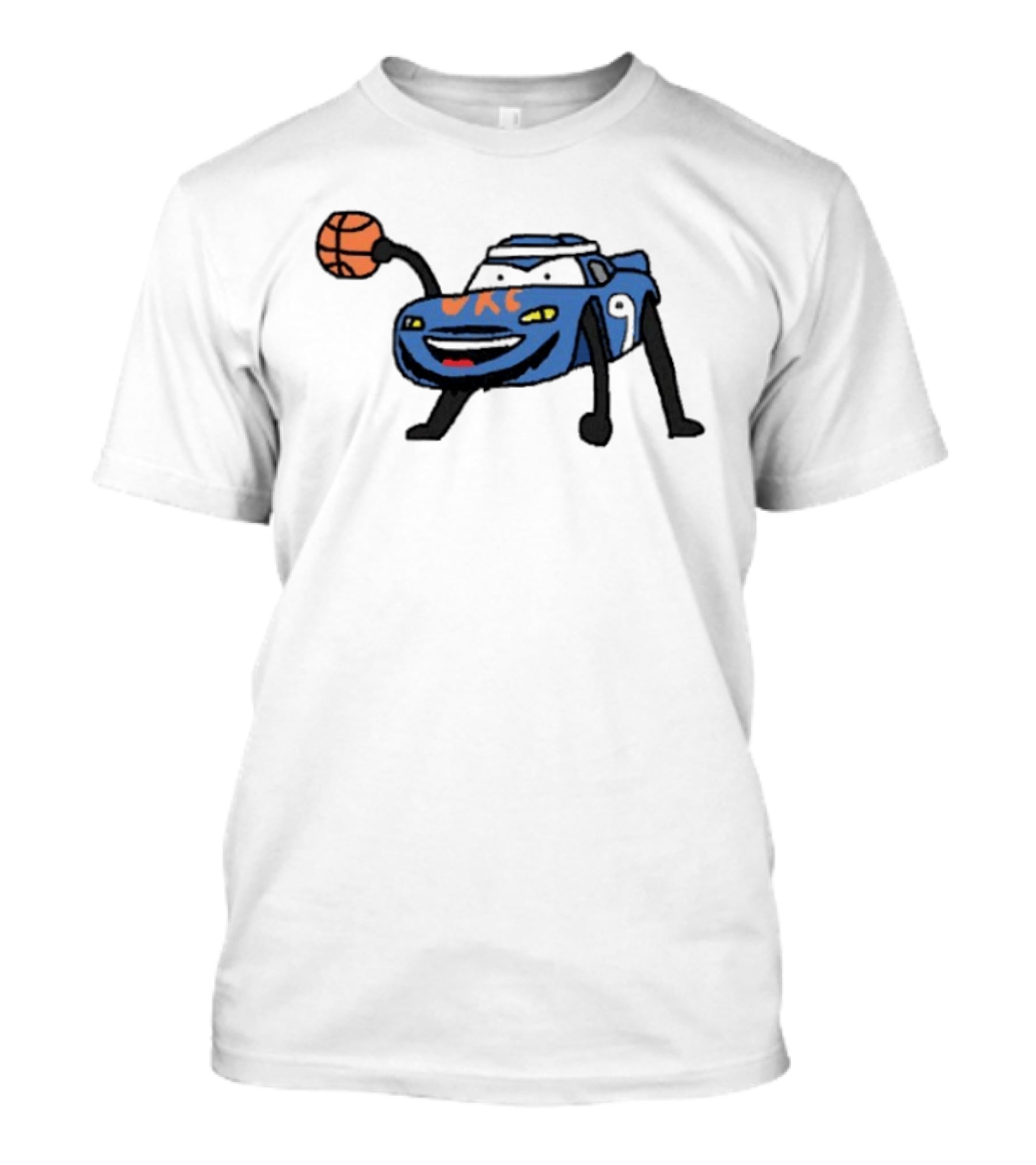 Alex Cars Russo Alex Caruso OKC Thunder Basketball Cartoon T-Shirt