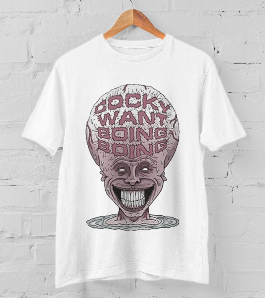 Cocky Want Boing Boing Meme Brain T-Shirt