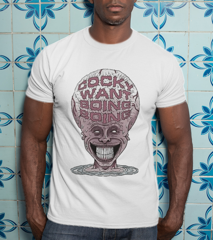Cocky Want Boing Boing Meme Brain T-Shirt