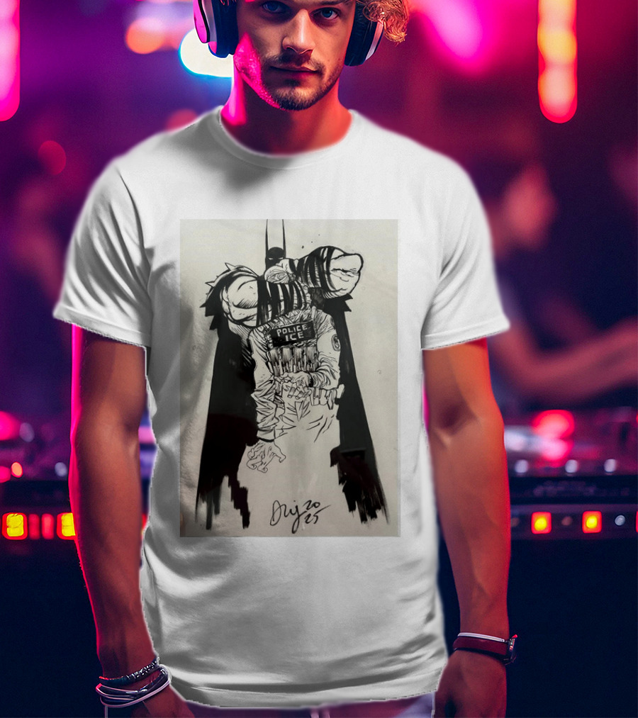 Awesome Absolute Batman Police ICE Daniel Warren Johnson DC Comics 2025 T-Shirt