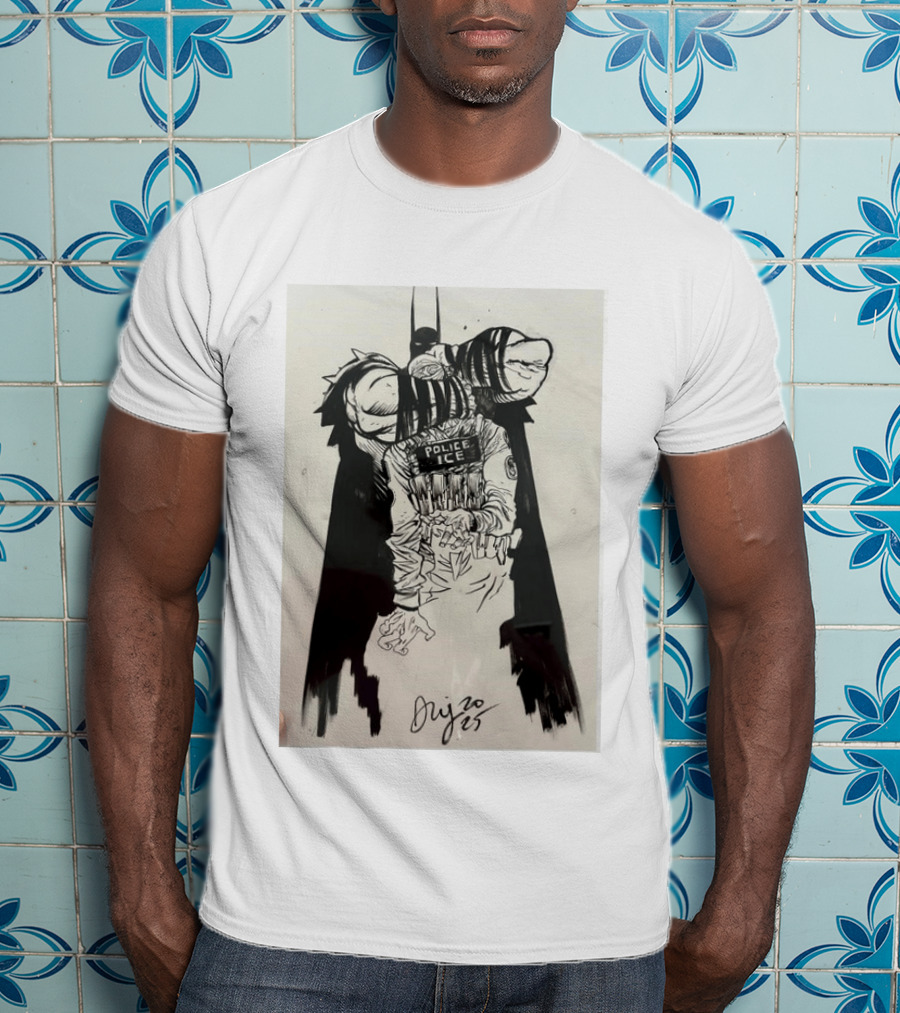 Awesome Absolute Batman Police ICE Daniel Warren Johnson DC Comics 2025 T-Shirt